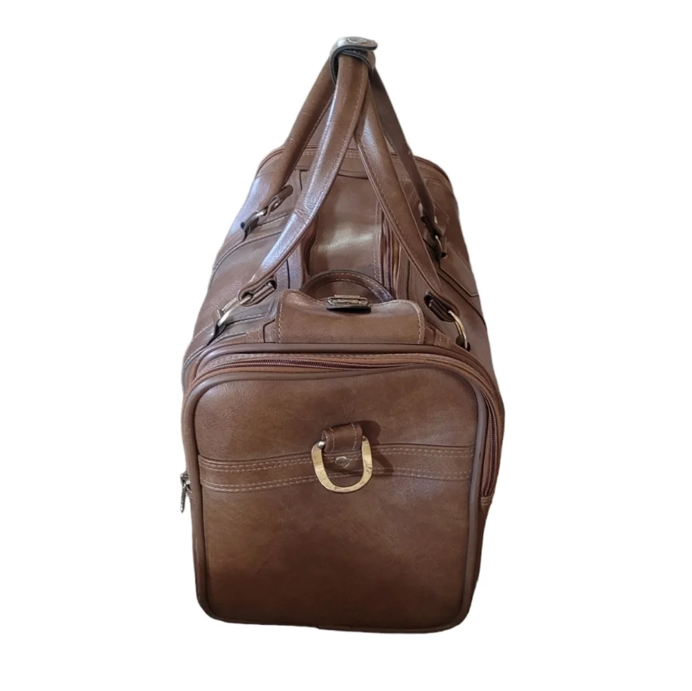 American Tourister 1981 Brown‎ Carry On Tote Bag